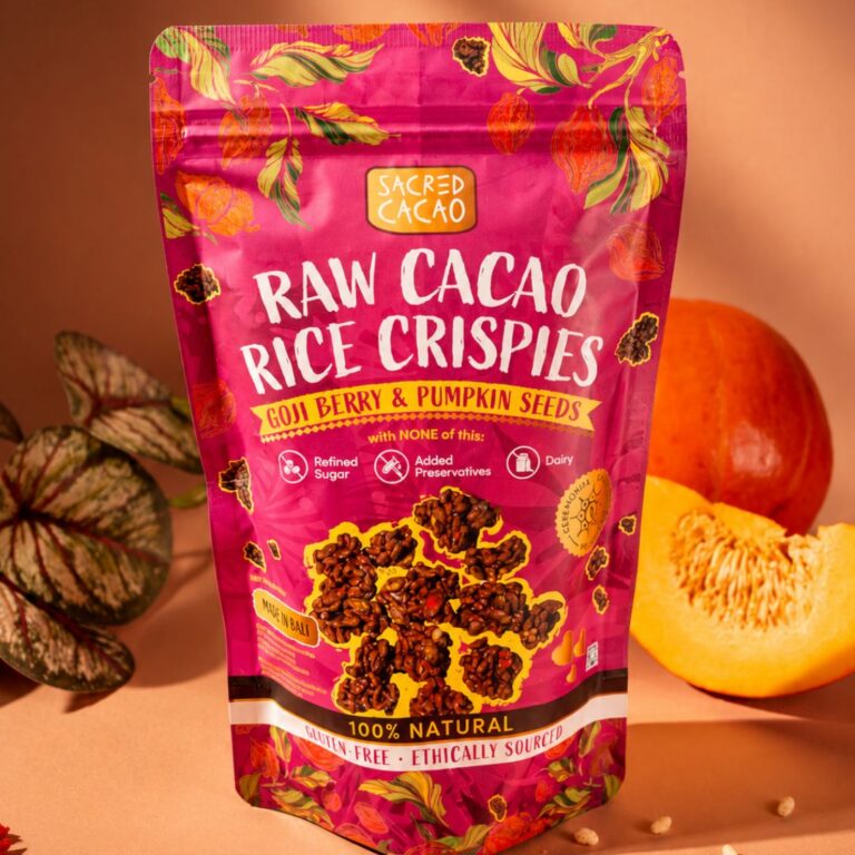 raw cacao rice crispies goji berry