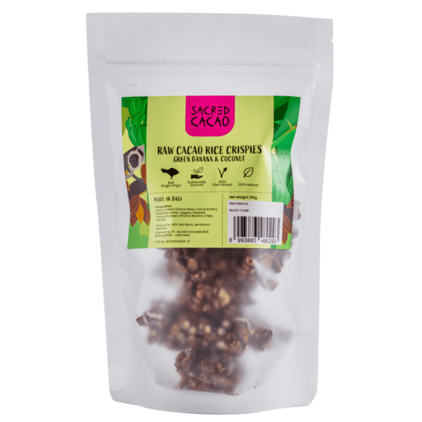 Raw Cacao Rice Crispies Green Banana & Coconut