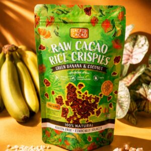Raw Cacao Rice Crispies Green Banana & Coconut
